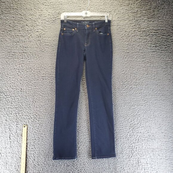 Lucky Brand Jeans Womens 2/26 Dark Blue Sweet Straight Mid Rise Denim - Picture 1 of 15